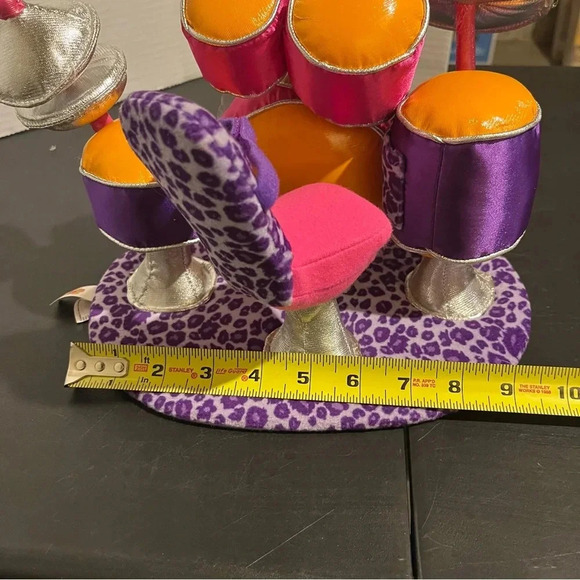 Groovy Girls by Manhattan Toy DRUM SET with Waist strap, plush 2001 - Picture 9 of 11